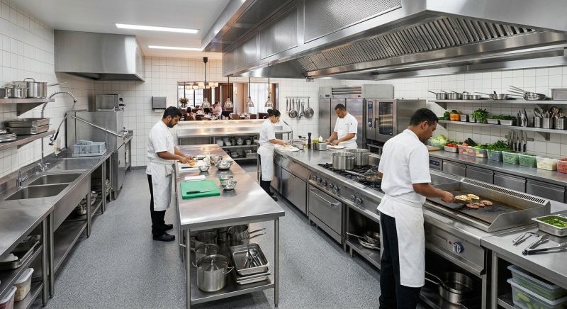 Commercial Kitchen Remodeling project example